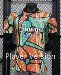 Player Version 2024-2025 Arsenal Orange Thailand Training Soccer Jersey AAA-888
