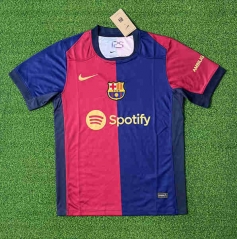 (S-4XL）2024-2025 Barcelona Home Red&Blue Thailand Soccer Jersey AAA-403