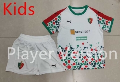 Player Version 2024-2025 MC Alger Away White Kid/Youth Soccer Uniform-9926