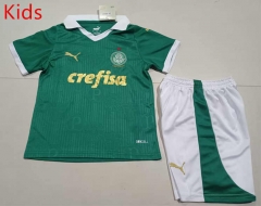 2024-2025 Palmeiras Home Green Kids/Youth Soccer Uniform-507