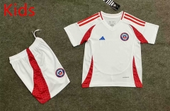 2024-2025 Chile Away White Kids/Youth Soccer Uniform-6748