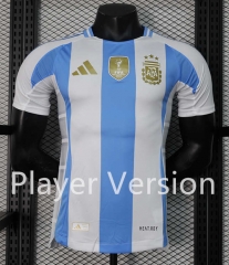 With Patch Player Version 2024-2025 Argentina Home Blue&White Thailand Soccer Jersey AAA-888