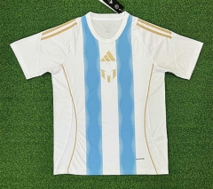 (S-4XL) 2024-2025 Argentina White&Blue Thailand Soccer Jersey AAA-403