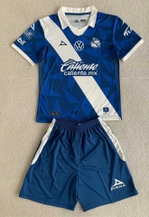 2024-2025 Puebla Away Blue Soccer Uniform-AY
