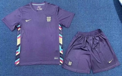 2024-2025 England Away Purple Soccer Uniform-8975