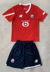 2024-2025 Lille OSC Home Red Soccer Uniform-AY