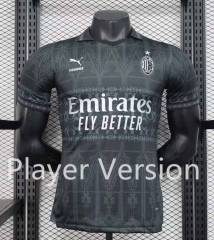 Player Version 2024-2025 Joint Version AC Milan Black Thailand Soccer Jersey AAA-888