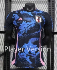 Player Version 2024-2025 Japan Blue&Black Thailand Soccer Jersey AAA-888
