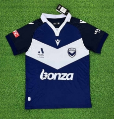 (S-4XL) 2024-2025 Melbourne Victory Dark Blue Thailand Soccer Jersey AAA-403