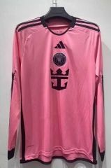 2024-2025 Inter Miami CF Home Pink LS Thailand Soccer Jersey AAA