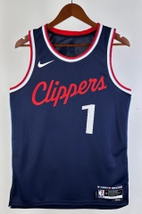 2025 Los Angeles Clippers Away Navy Blue #0 NBA Jersey-311