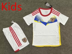 2024-2025 Venezuela Away White Kids/Youth Soccer Uniform-3454