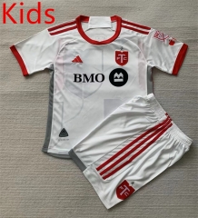 2024-2025 Toronto FC Away White Kids/Youth Soccer Uniform-AY
