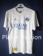 (S-3XL) Player Version 2024-2025 Legend Edition Paris White Thailand Soccer Jersey AAA-518