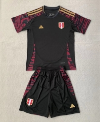 2024-2025 Peru Away Black Soccer Uniform-AY