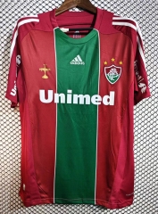 Retro Verdion 2010 Fluminense de Feira 2nd Red&Green Thailand Soccer Jersey AAA-2669