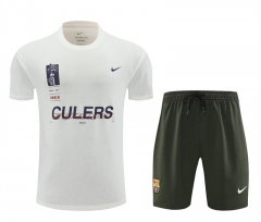 2024-2025 Barcelona White Thailand Soccer Uniform-7411