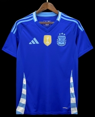 With Patch 2024-2025 Argentina Away Blue Thailand Soccer Jersey AAA