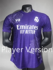 (S-3xL) Player Version 2024-2025 Real Madrid Y3 Purple Thailand Soccer Jersey AAA-518