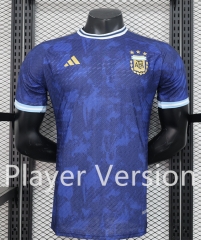 Player Version 2024-2025 Special Version Argentina Blue Thailand Soccer Jersey AAA-888