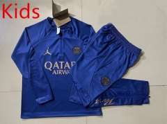 2023-2024 Jordan Paris SG Royal Blue Kids/Youth Soccer Tracksuit-815