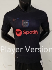 Player Version 2024-2025 Barcelona Away Black Thailand Soccer Jersey AAA-3425
