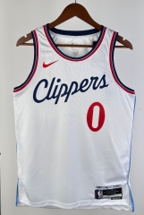 2025 Los Angeles Clippers Home White #0 NBA Jersey-311