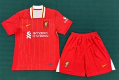 2024-2025 Liverpool Home Red Soccer Uniform-6748