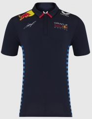 2024 Red Bull Round Collar Royal Blue #11 Formula One Racing Suit