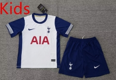 2024-2025 Tottenham Hotspur Home White Kids/Youth Soccer Uniform-2353