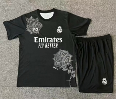 2024-2025 Real Madrid Black Soccer Uniform-709