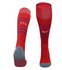 2024-2025 France Home Red Thailand Soccer Socks