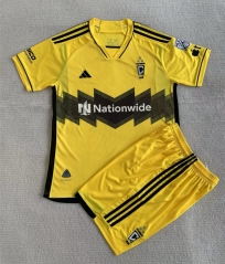 2024-2025 Columbus Crew SC Home Yellow Soccer Uniform-AY