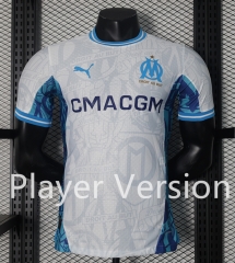Player Version 2024-2025 Olympique de Marseille Home White Thailand Sccer Jersey AAA-888
