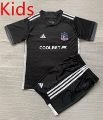 2024-2025 Colo-Colo Away Black Soccer Uniform-AY