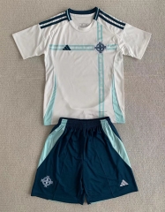 2024-2025 Northern Ireland Away White Soccer Uniform-AY