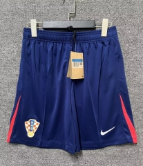 2024-2025 Croatia Away Royal Blue Thailand Soccer Shorts