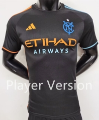 Player Version 2024-2025 New York City Away Black Thailand Soccer Jersey AAA-9926