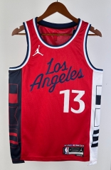 2025 Jordan Limited Version Los Angeles Clippers Red #13 NBA Jersey-311