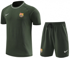 2024-2025 Barcelona Dark Green Thailand Soccer Uniform-4627
