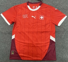 2024-2025 Switzerland Home Red Thailand Soccer Jersey AAA