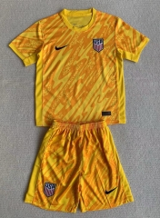 2024-2025 USA Goalkeeper Yellow Soccer Unifrom-AY