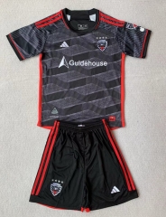 2024-2025 D.C. United Home Gray&Black Kids/Youth Soccer Unifrom-AY