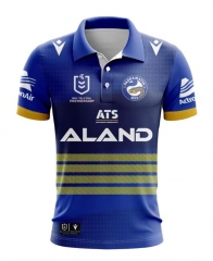 2024 Manna Fish Home Blue Thailand Rugby Jersey