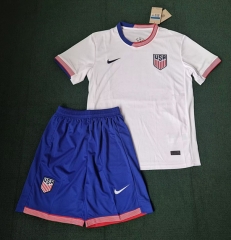 2024-2025 USA Home White Soccer Unifrom-8423