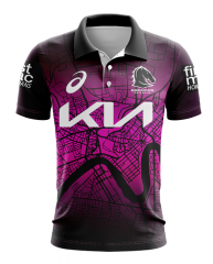 2024 Mustang Purple&Pink Thailand Rugby Shirt