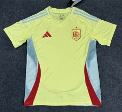 2024-2025 Spain Away Yellow Thailand Soccer Jersey AAA-7642