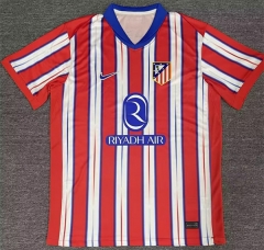 2024-2025 Atletico Madrid Home Red&White Thailand Soccer Jersey AAA