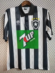 Retro Version 1995 Botafogo de FR White&Black Thailand Soccer Jersey AAA-2669