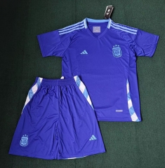 2024-2025 Argentina Away Blue Soccer Uniform-8423
